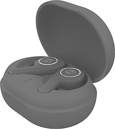 iHome XT-60 True Wireless Bluetooth® In-Ear Earbuds, Gray