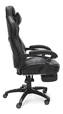 Respawn 110 bonded leather racing discount style reclining gaming chair with footrest