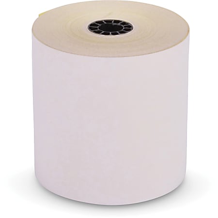 ICONEX Carbonless POS Paper Roll, 3" x 90', Case Of 10 Rolls