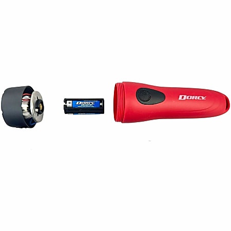 Dorcy LED Flashlights Pack - LED - 1 x D - Battery - Plastic - Weather Resistant - Blue - 1 Pack