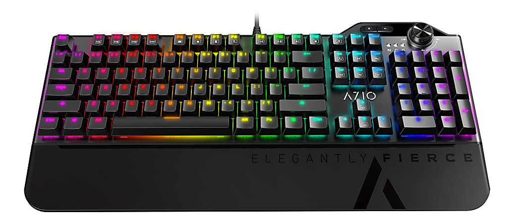 Azio MGK L80 RGB USB Keyboard, Black, MGK-L80-01