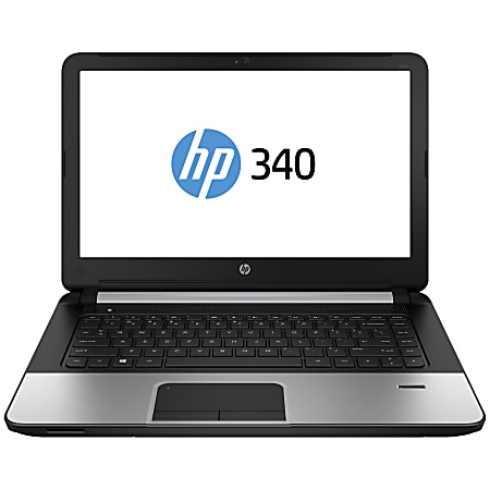 HP 340 G2 14" LCD Notebook - Intel Core i5 i5-5200U Dual-core (2 Core) 2.20 GHz - 4 GB DDR3L SDRAM - 500 GB HDD - Windows 7 Professional 64-bit upgradable to Windows 8 Pro - 1366 x 768 - Silver, Black