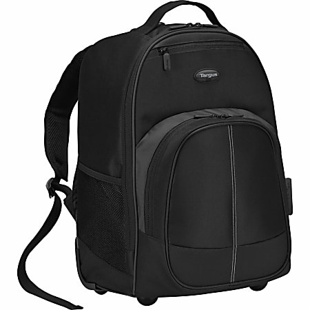 Targus Compact TSB750US Carrying Case Backpack For 17" Laptops, Black
