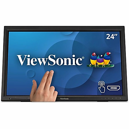 Viewsonic TD2423d 24" LCD Touchscreen Monitor - 16:9 - 7 ms GTG - 24" Class - Infrared - 10 Point(s) Multi-touch Screen - 1920 x 1080 - Full HD - MVA technology - 16.7 Million Colors - 250 Nit - LED Backlight - Speakers