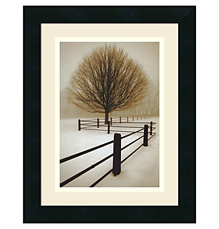 Amanti Art Solitude Framed Art Print By David Lorenz Winston, 15 1/4"H x 12"W, Satin Black
