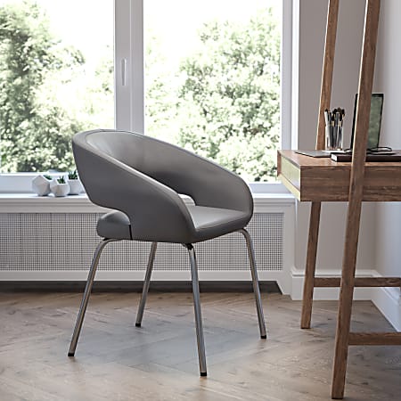 Flash furniture allure series transparent side chair with shop gold frame