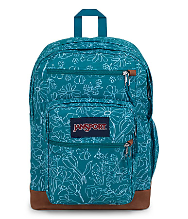 JanSport Cool Student Backpack With 15" Laptop Pocket, Delightful Daisies