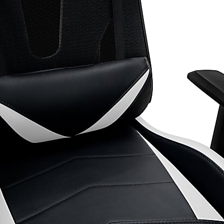 Respawn 205 Racing Style Bonded Leather Gaming Chair WhiteBlack