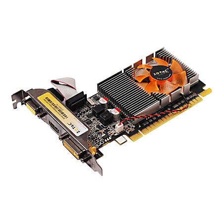 Zotac ZT-60601-10L GeForce GT 610 Graphic Card - 810 MHz Core - 2 GB DDR3 SDRAM - PCI Express 2.0 x16 - Low-profile - Single Slot Space Required