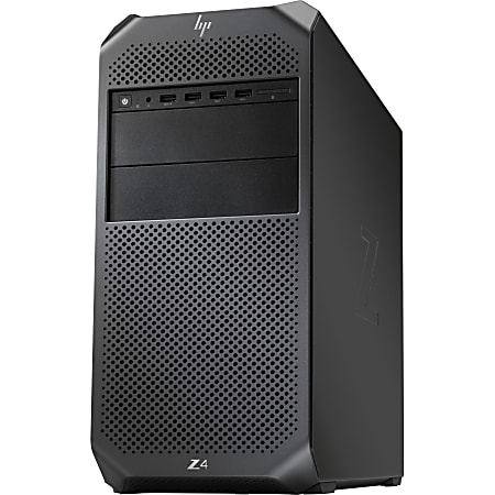 HP Z4 G4 Workstation - 1 x Intel Xeon Quad-core (4 Core) W-2225 4.10 GHz - 8 GB DDR4 SDRAM RAM - 256 GB SSD - Mini-tower - Black - Serial ATA/600 Controller - 0, 1, 5, 10 RAID Levels - Gigabit Ethernet
