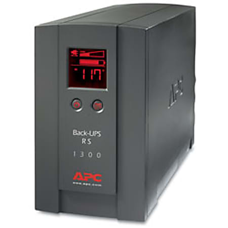 APC® Back-UPS® XS Series Battery Backup, BX1300LCD, 1300VA/780 Watt
