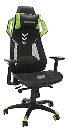 Respawn 300 Racing Style Gaming Chair GreenBlack Office Depot