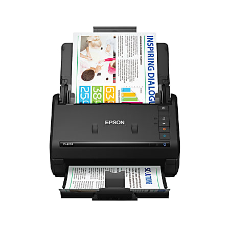 Epson&reg; WorkForce&reg; ES-400 II Duplex Desktop Color Document Scanner with Auto Document Feeder