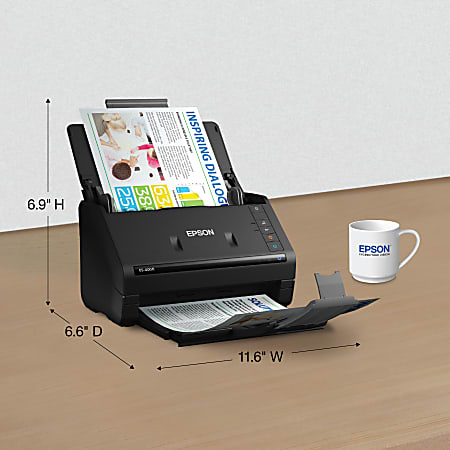 Epson WorkForce ES 400 II Duplex Desktop Color Document Scanner with Auto  Document Feeder - Office Depot