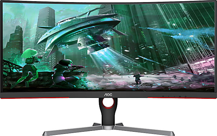 AOC 30" Widescreen LCD LED Curved Gaming Monitor, FreeSync, CQ30G3E