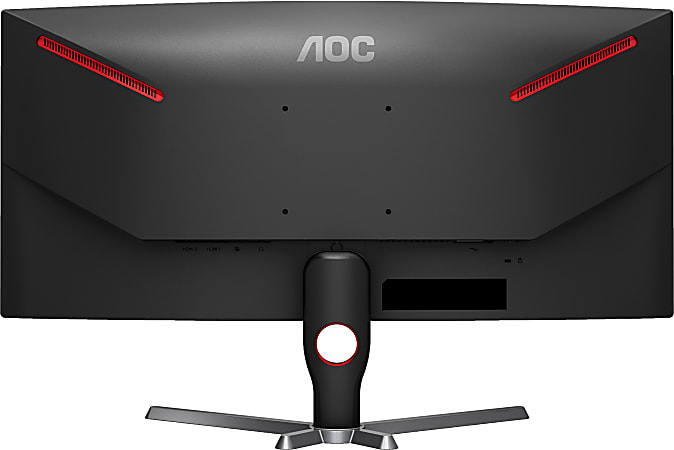 Aoc 30 Lcd Curved Gaming Led Monitor Office Depot