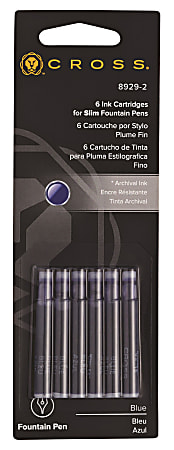Cross® Ink Cartridge, Slim, Blue