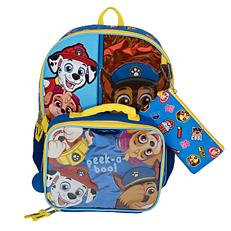 Paw patrol backpack with wheels top