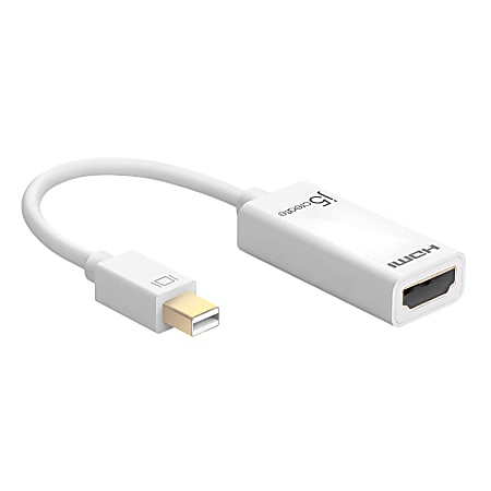 j5create Mini DisplayPort To HDMI™ 4K Converter, JDA159