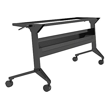 Safco® Flip-N-Go Training Table Base, 28"H x 72"W, Black