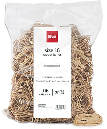 Size 16 rubber bands 2025