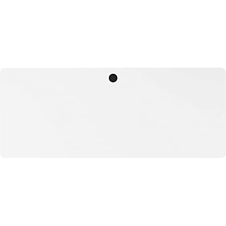 Lorell Fortress Educator Desk Laminate Worksurface - 60" x 24" x 1.2" - T-mold Edge - Material: Laminate Work Surface - Finish: White