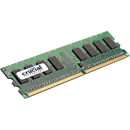 Crucial 4GB DDR3 SDRAM Memory Module - For Server - 4 GB - DDR3-1600/PC3-12800 DDR3 SDRAM - CL9 - ECC - Unbuffered - 240-pin - DIMM