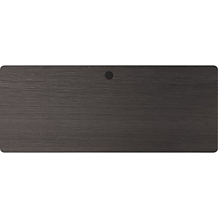Lorell Fortress Educators Desk Laminate Worksurface - 60" x 24" x 1.2" - T-mold Edge - Finish: Charcoal Gray