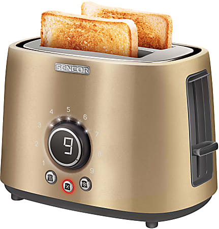Sencor STS6052BL 2-Slot Toaster With Rack, Champagne