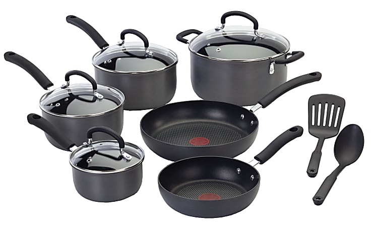 Tefal Ingenio Ultimate Induction Non-Stick 12 Piece Cookset In Black