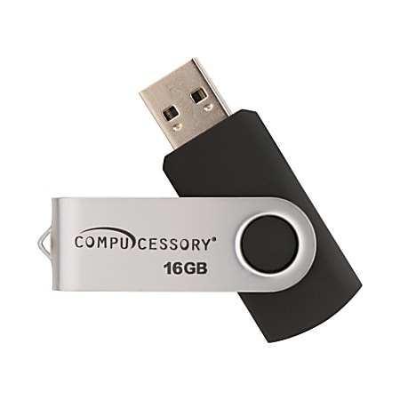 Compucessory Password Protected USB Flash Drives - 16 GB - USB 2.0 - 12 MB/s Read Speed - 5 MB/s Write Speed - Aluminum - 1 Year Warranty - 1 Each Compucessory Password Protected USB Flash Drives - 16 GB - USB 2.0 - 12 MB/s Read Speed - 5 MB/s Write Speed - Aluminum - 1 Year Warranty - 1 Each