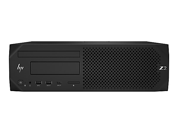 HP Z2 G4 Workstation - 1 x Core i7 i7-9700 - 16 GB RAM - 512 GB SSD - Small Form Factor - Black - Windows 10 Pro for Workstations 64-bitNVIDIA Quadro P620 4 GB Graphics - DVD-Writer - Serial ATA/600 Controller