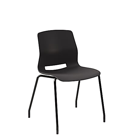 KFI Studios Imme Stack Chair, Sky Black/Black