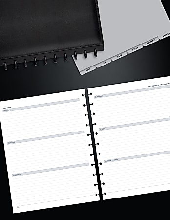 2027 TUL Discbound WeeklyMonthly Planner Refill Pages Letter Size