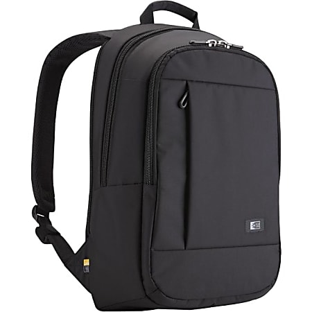 Case Logic MLBP-115 Carrying Case (Backpack) for 15" to 16" Notebook - Black - Nylon, Nylex Interior - Shoulder Strap - 19.7" Height x 13.4" Width x 5.9" Depth