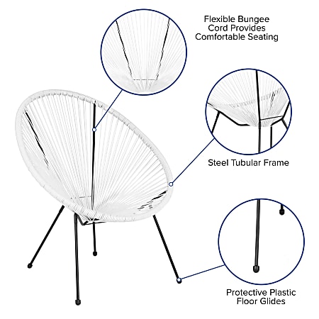 Flash Furniture Valencia Oval Comfort Series Take Ten Papasan