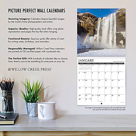Willow Creek Beagle Rules 2021 Wall Calendar 12"X12" 