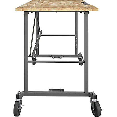Cosco Smartfold Portable Work Desk Table - Four Leg Base - 4 Legs - 400 lb Capacity x 14.50 Cosco Smartfold Portable Work Desk Table - Four Leg Base - 4 Legs - 400 lb Capacity x 14.50