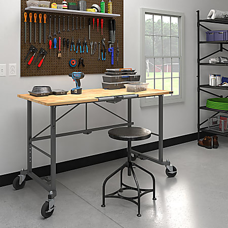 Cosco Smartfold Portable Work Desk Table - Four Leg Base - 4 Legs - 400 lb Capacity x 14.50 Cosco Smartfold Portable Work Desk Table - Four Leg Base - 4 Legs - 400 lb Capacity x 14.50