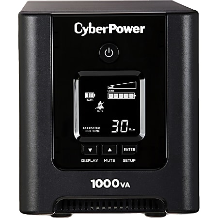 CyberPower OR1000PFCLCD PFC Sinewave UPS Systems - 1000VA/700W, 120 VAC, NEMA 5-15P, Mini-Tower, Sine Wave, 8 Outlets, LCD, $200000 CEG- OR1000PFCLCD
