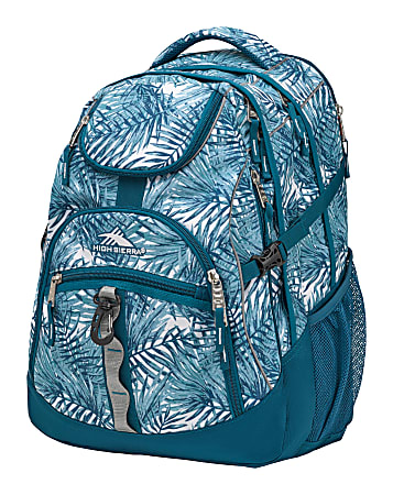 High sierra teal backpack top