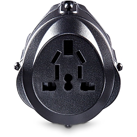 CyberPower TRA1A2 International Travel Adapter - VAC - Type A, Type C, Type G, & Type I Input Plugs, Black, 1YR Warranty
