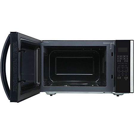 Lorell Microwave - Single - 1.6 ft Capacity - Microwave - 11 Power Levels - FuseMetal - Countertop - Black, Silver Lorell Microwave - Single - 1.6 ft Capacity - Microwave - 11 Power Levels - FuseMetal - Countertop - Black, Silver