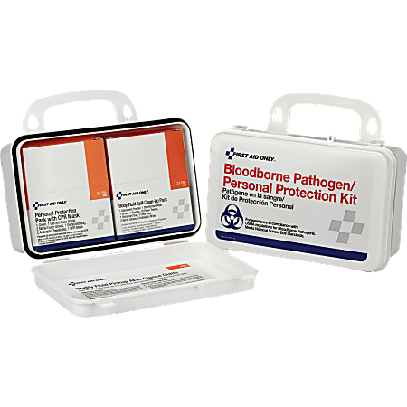 First Aid Only® Bloodborne Pathogen/Personal Protection Kit, 28-Piece