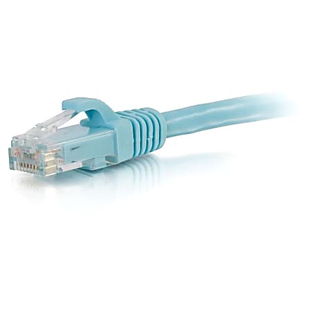 C2G 6ft Cat6a Snagless Unshielded (UTP) Network Patch Ethernet Cable-Aqua