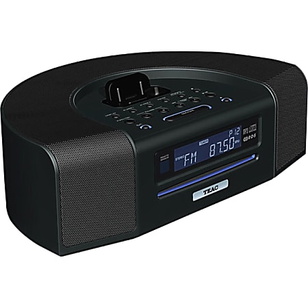 Teac SR-L280i Desktop Clock Radio - 4 W RMS - Stereo - Apple Dock Interface