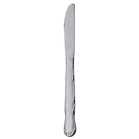 Walco Barclay Stainless Steel Dinner Knives, Silver, Pack Of 12 Knives