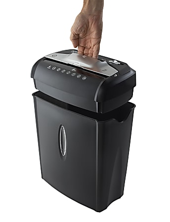 Ativa 8 Sheet Micro Cut Lift Off Shredder With Handle OMM83B - Office Depot