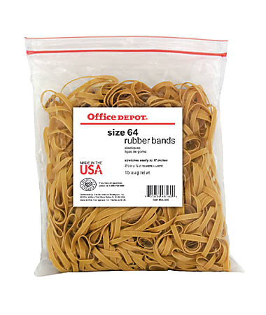 Assorted Sizes & Assorted Colors 1/2 Pound Bag Rubber Bands Rubber Band Depot 