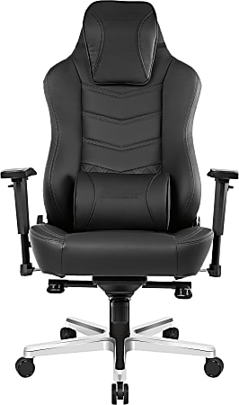 AKRacing™ Office Onyx Deluxe Ergonomic Bonded Leather High-Back Chair, Black